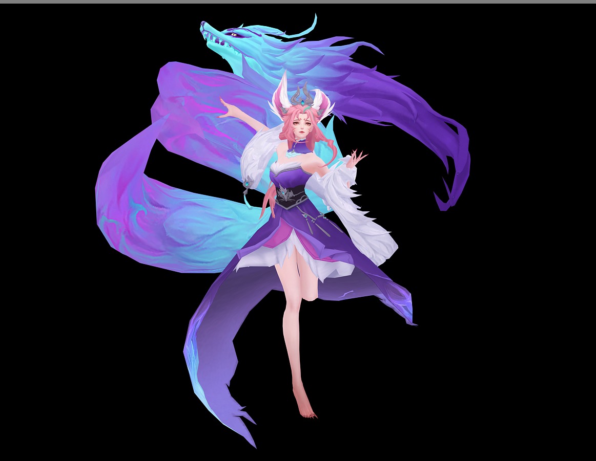 Demon Fox 3D model_32