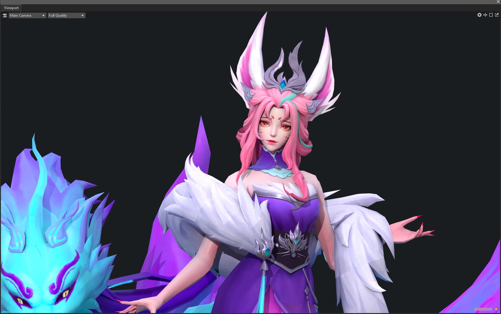 Demon Fox 3D model_45