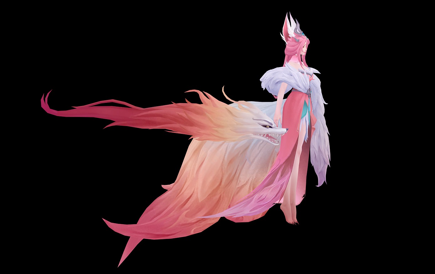 Demon Fox 3D model_20