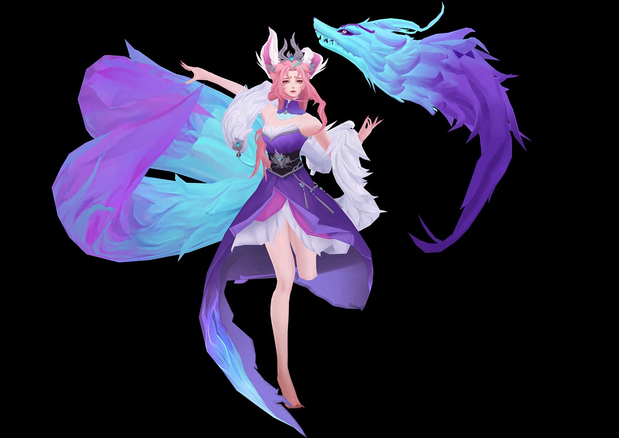 Demon Fox 3D model_35