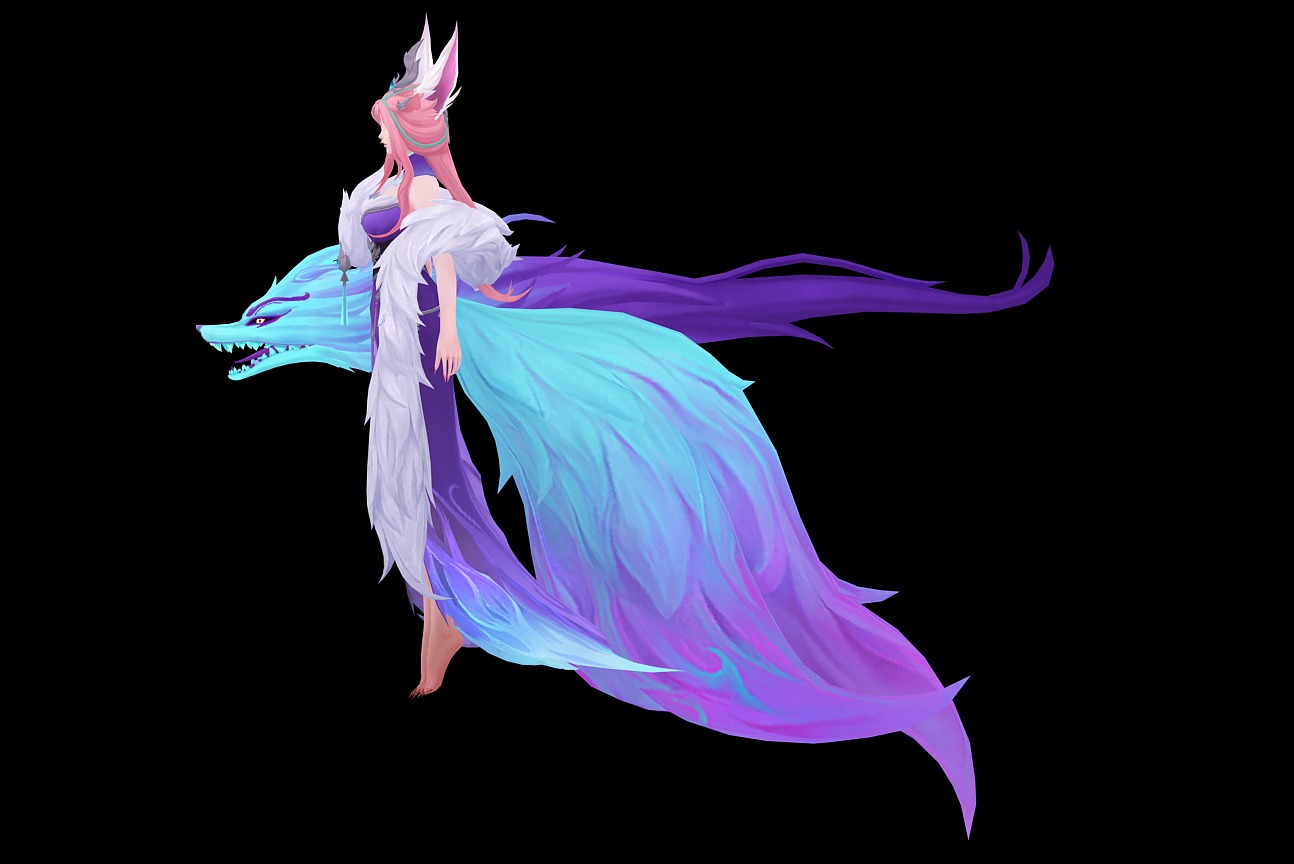 Demon Fox 3D model_11