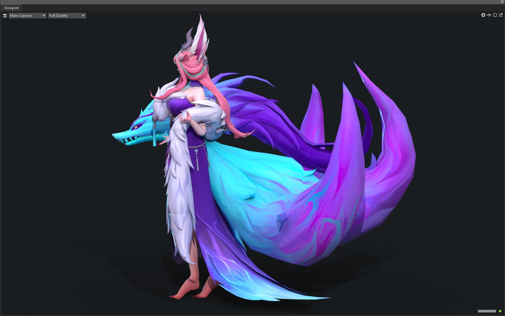 Demon Fox 3D model_43