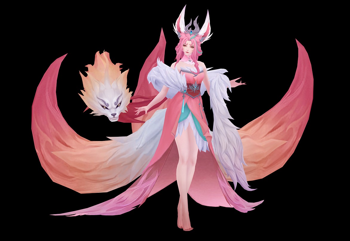 Demon Fox 3D model_26