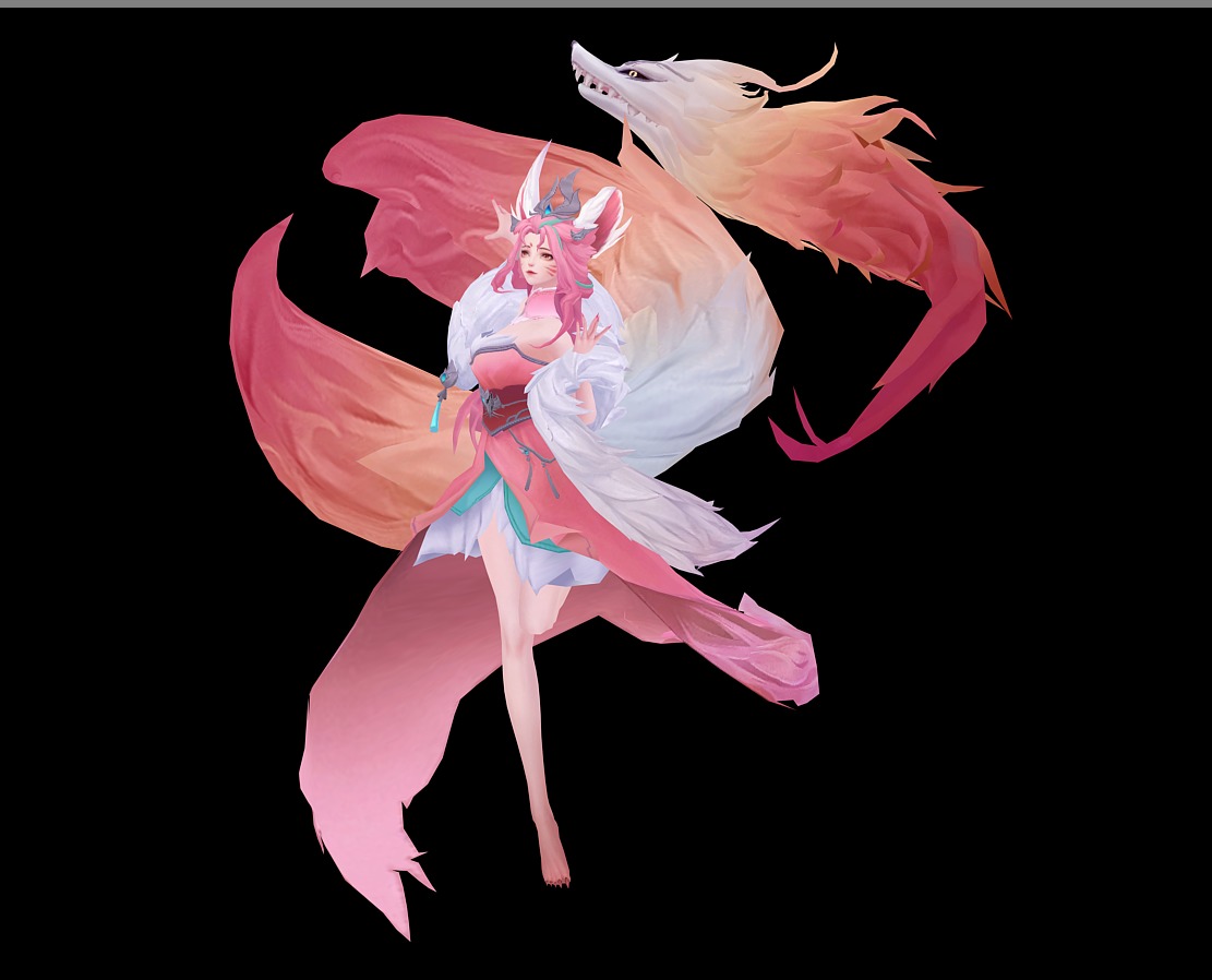 Demon Fox 3D model_33