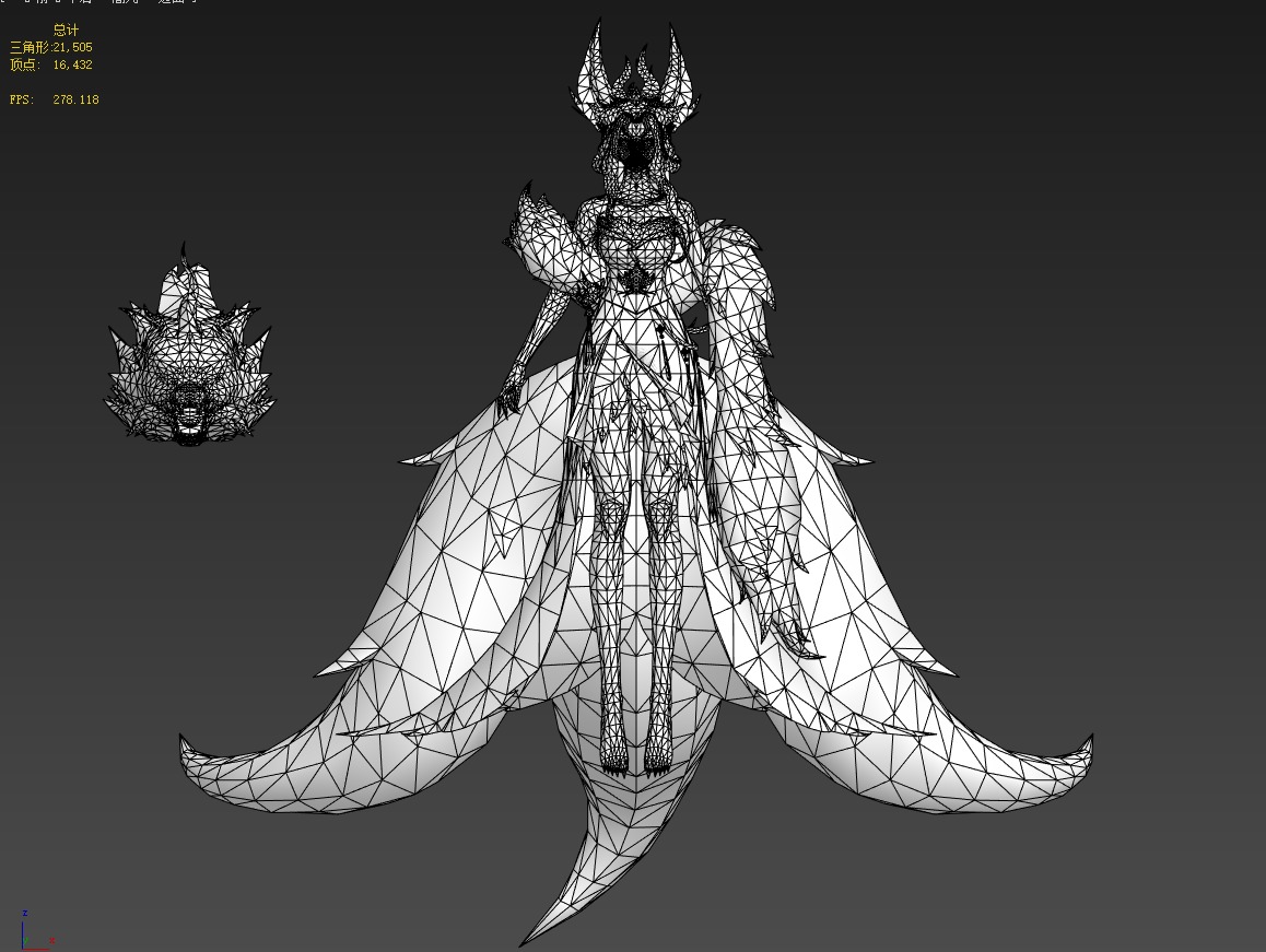 Demon Fox 3D model_22