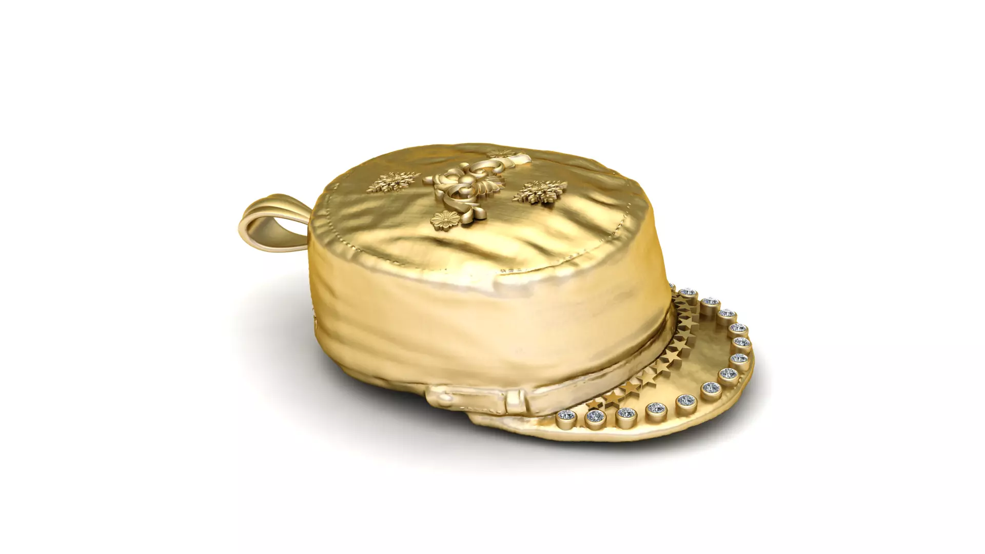 MEN CAP PENDANT 3D PRINTABLE MODEL 3D print model_0