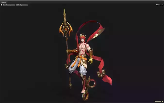 deity 3D model