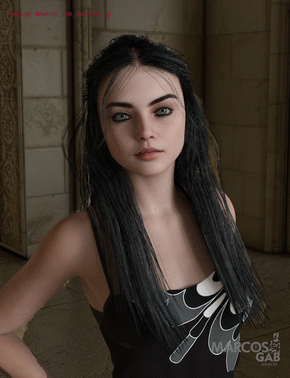 MGAB Brooke for Genesis 9 3D model_1