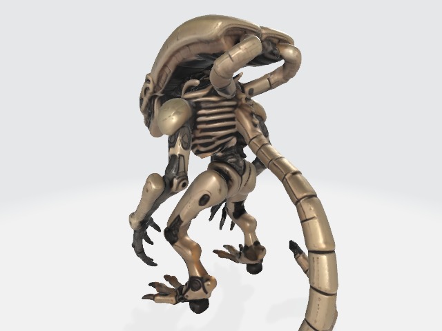 Alien robot 3D model_3