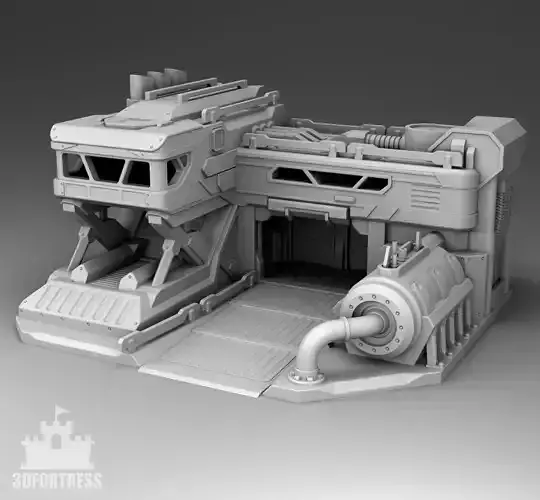 Martian Management Headquarters 3D print model