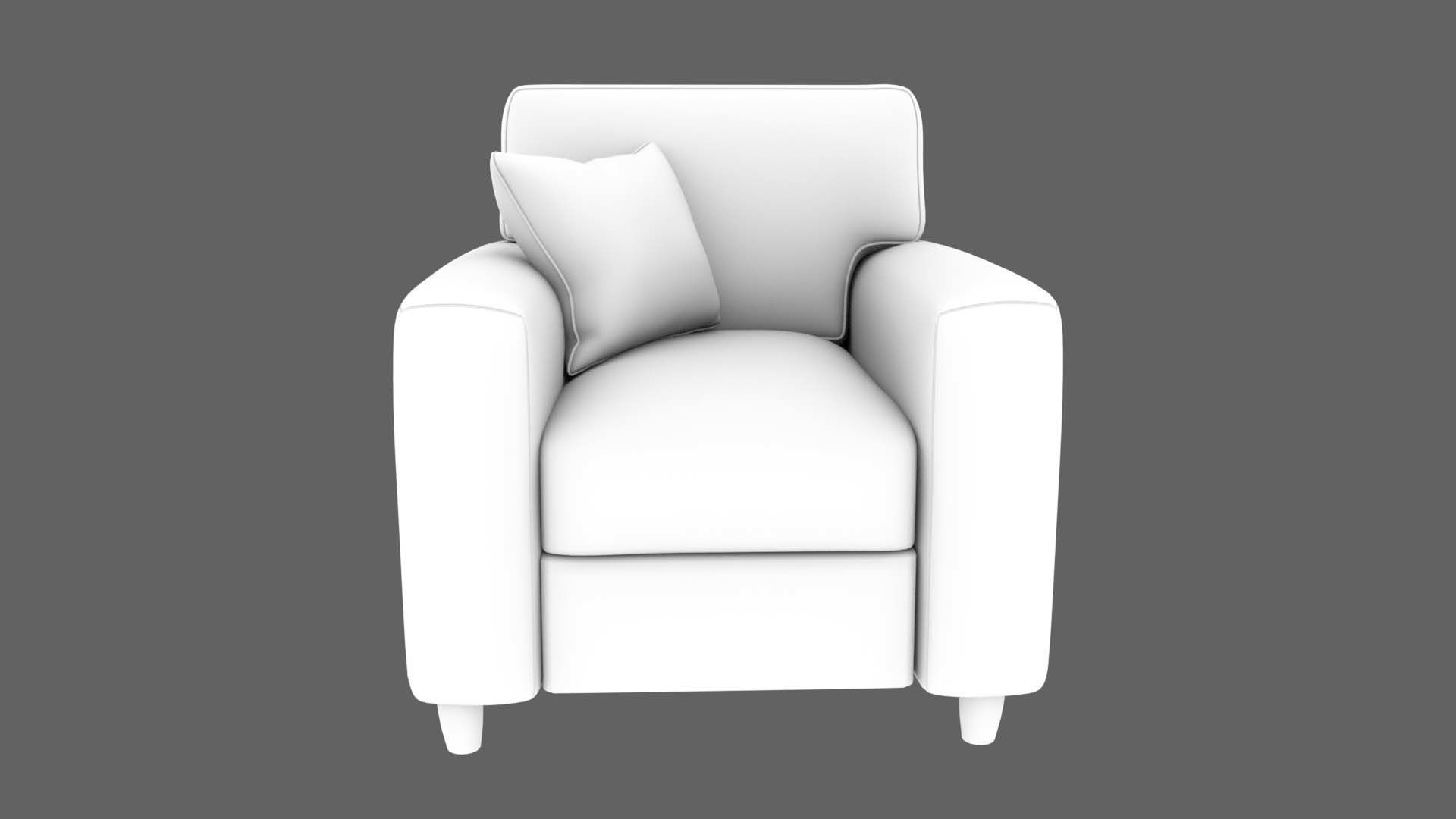 Fabric Sofa 3D model_19