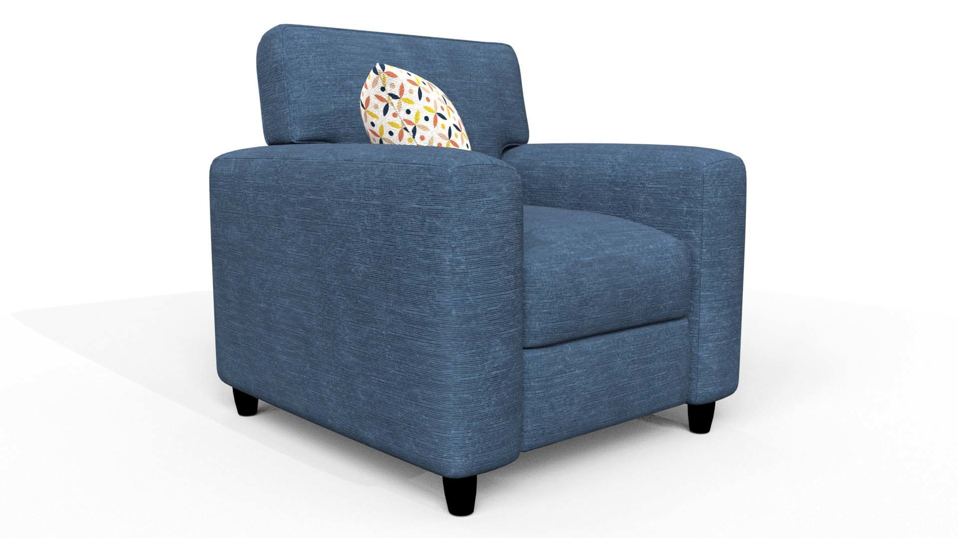 Fabric Sofa 3D model_2