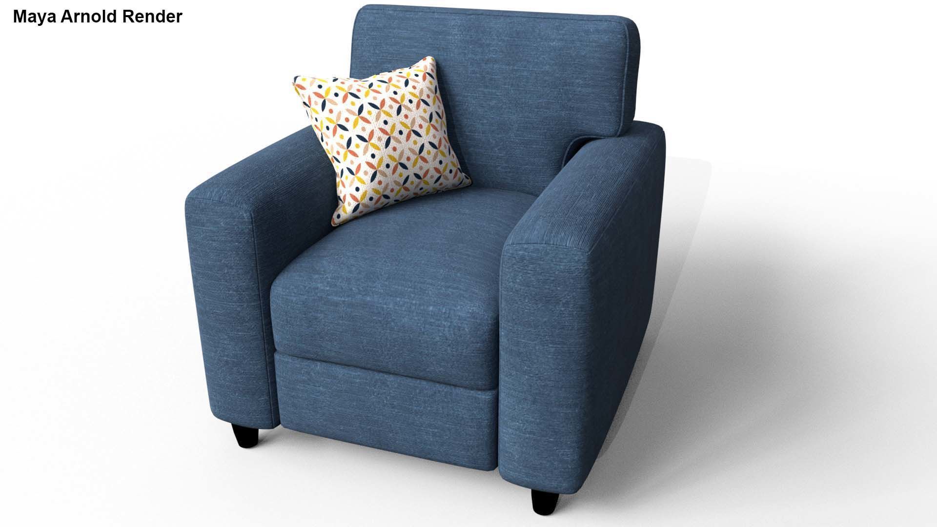Fabric Sofa 3D model_15