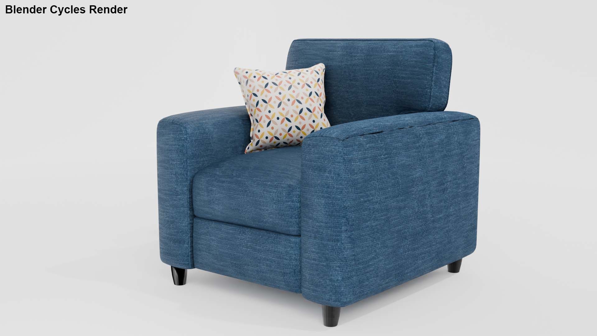 Fabric Sofa 3D model_7