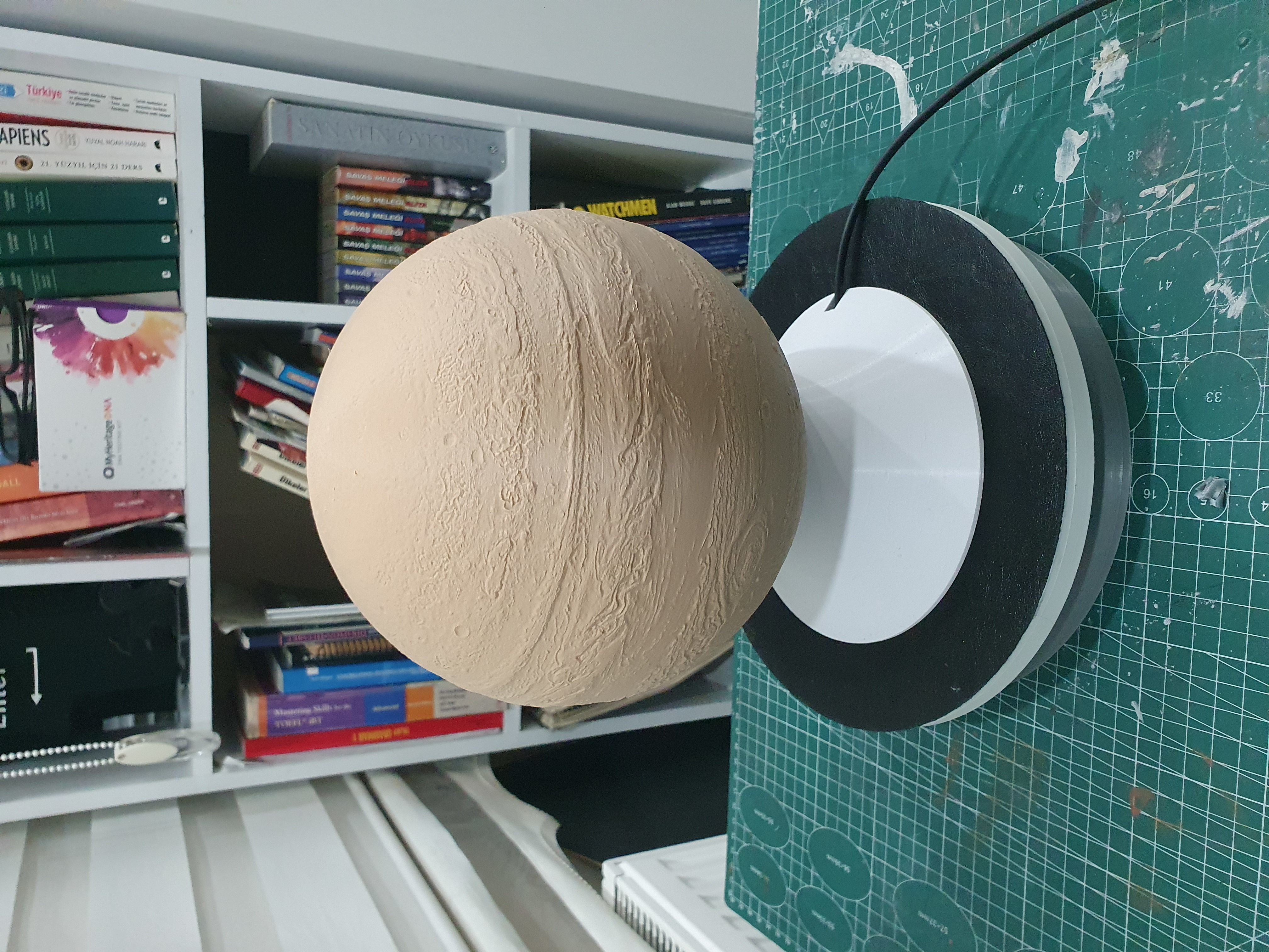Planet Lamp -- Jupiter -- 3D Printable Night Light 3D print model_1