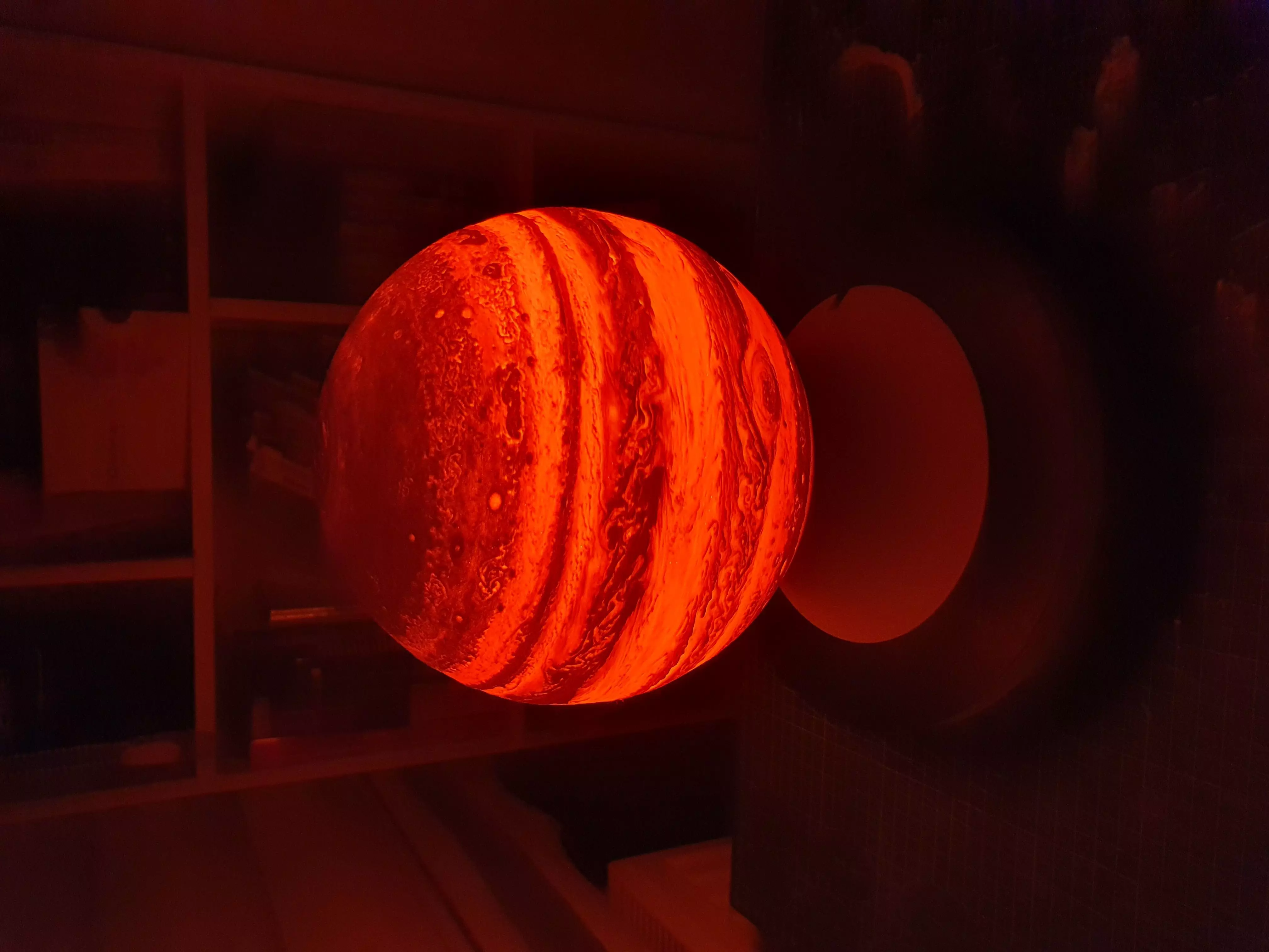 Planet Lamp -- Jupiter -- 3D Printable Night Light 3D print model_0