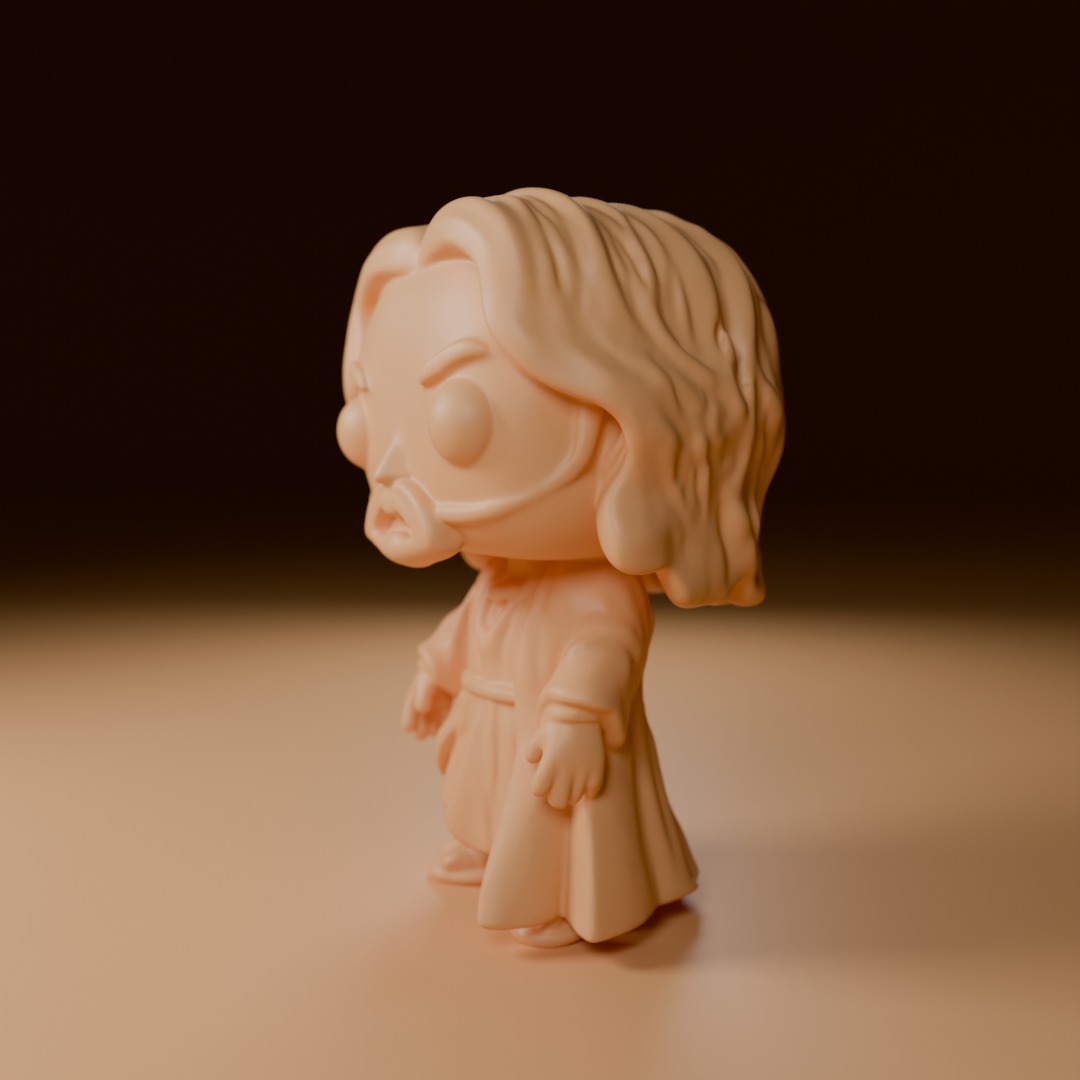 jesus funko 3D model_4