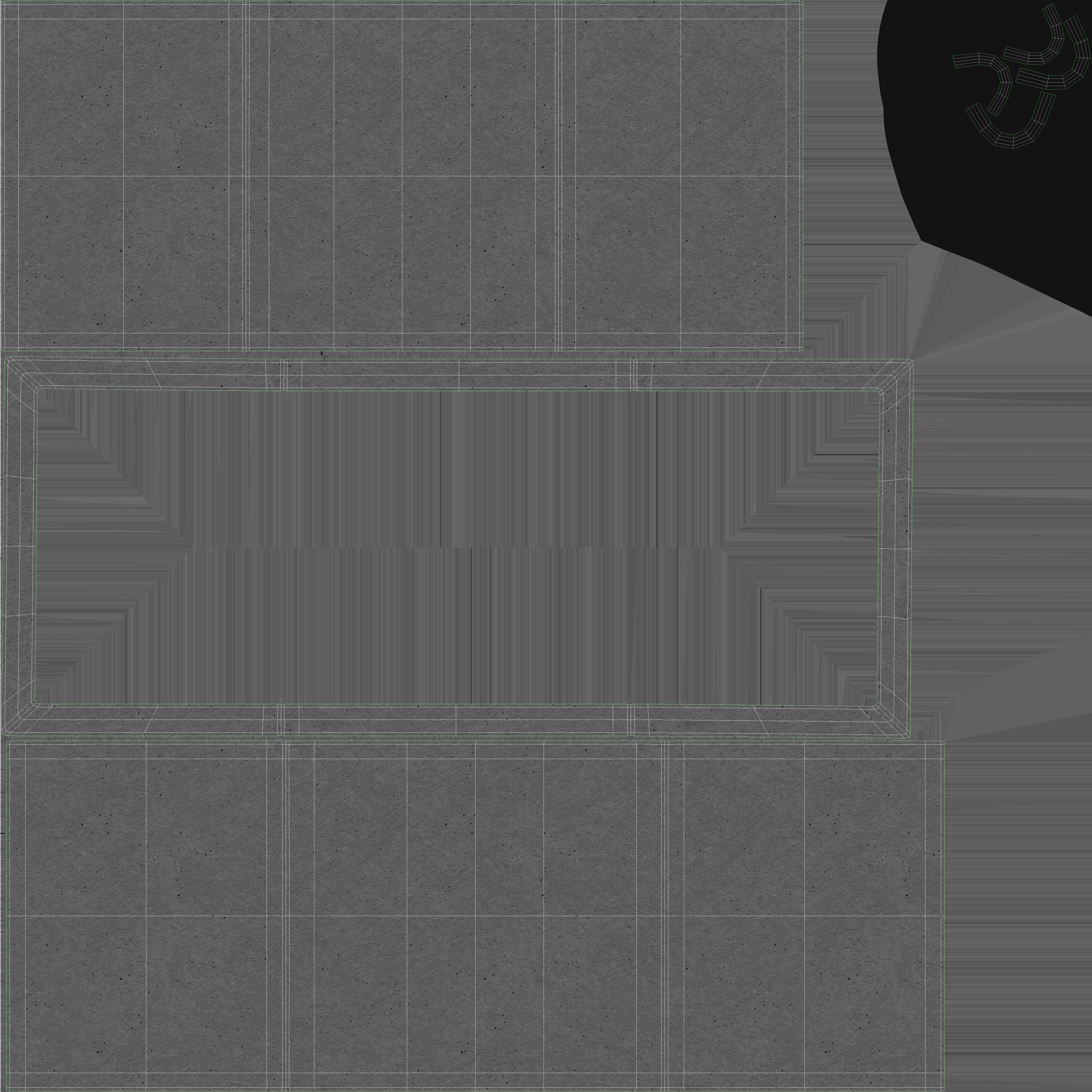 Stack Of Concrete Blocks 3D model_6