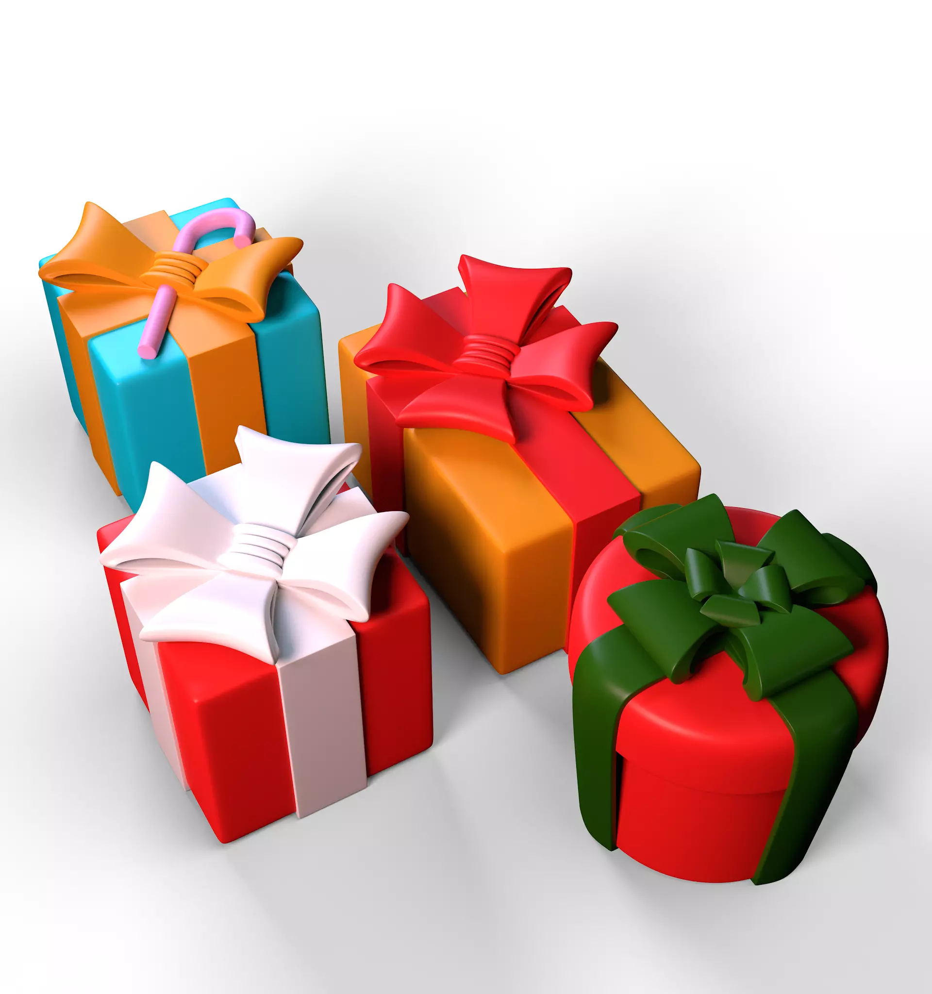 Christmas gifts 3D print model_0