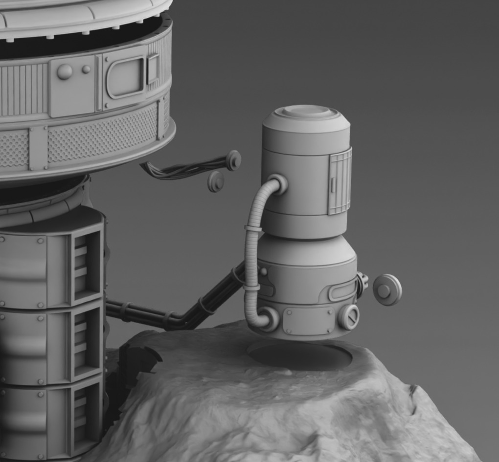 Martian Base 3D print model_15