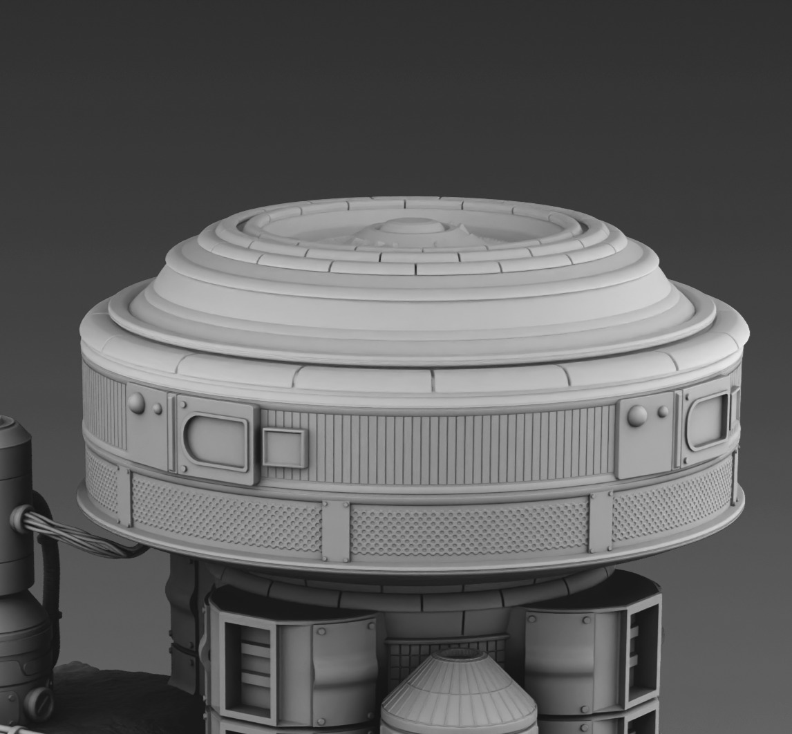 Martian Base 3D print model_5