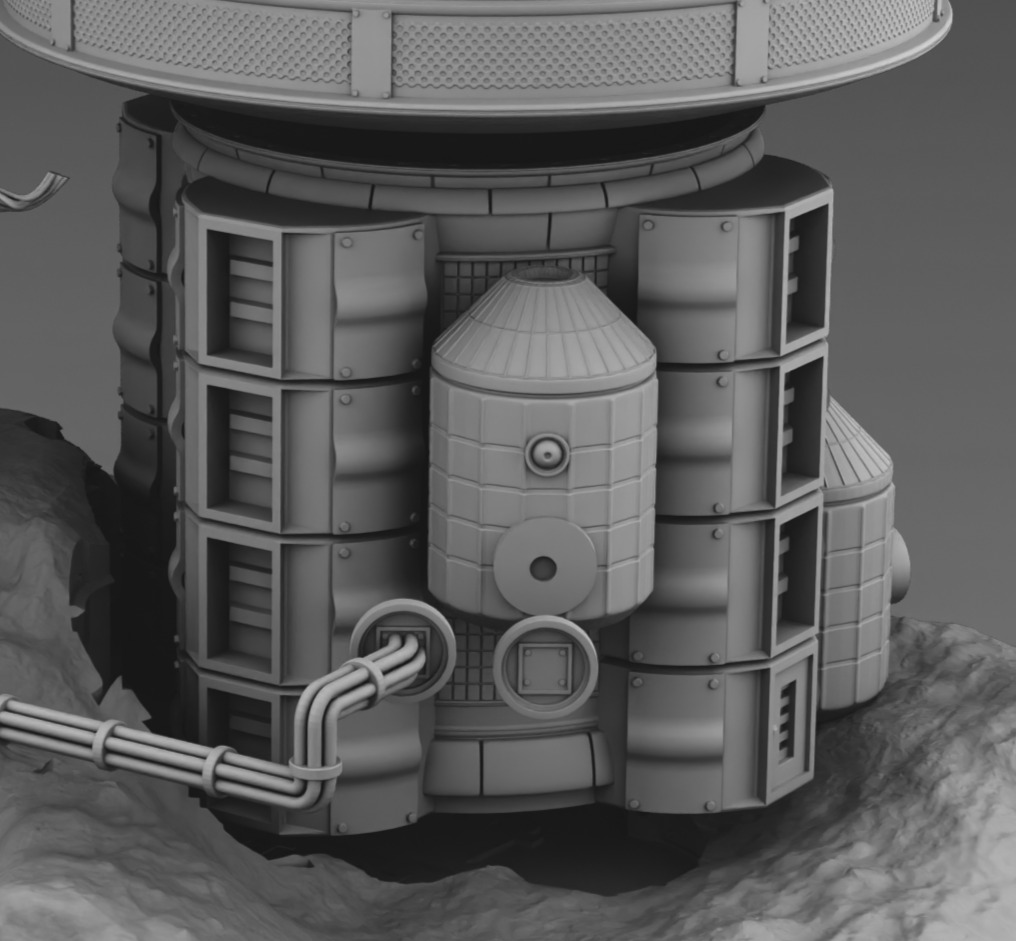 Martian Base 3D print model_13