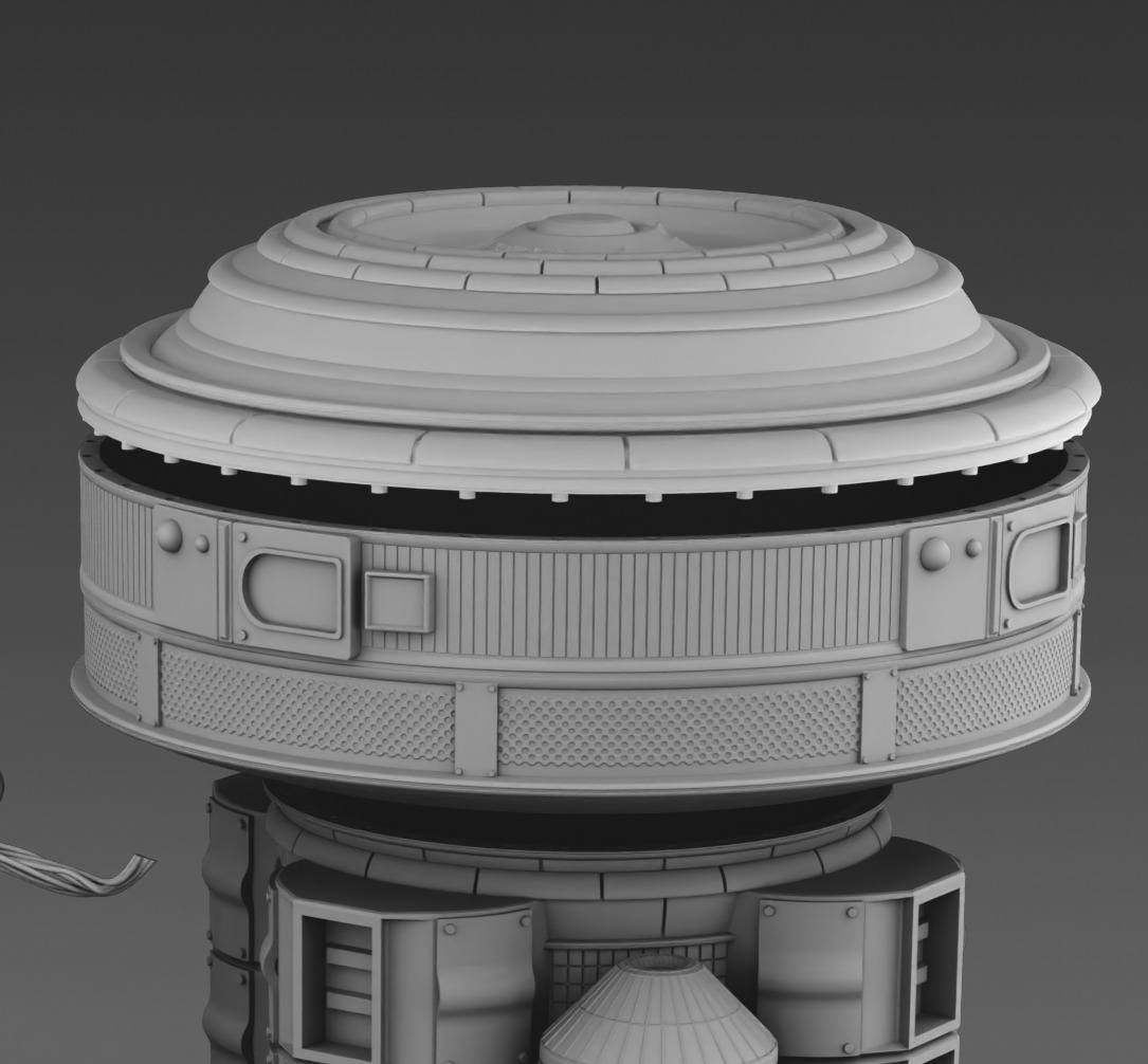 Martian Base 3D print model_11