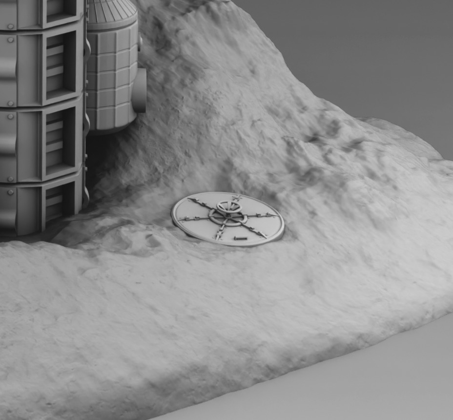 Martian Base 3D print model_10