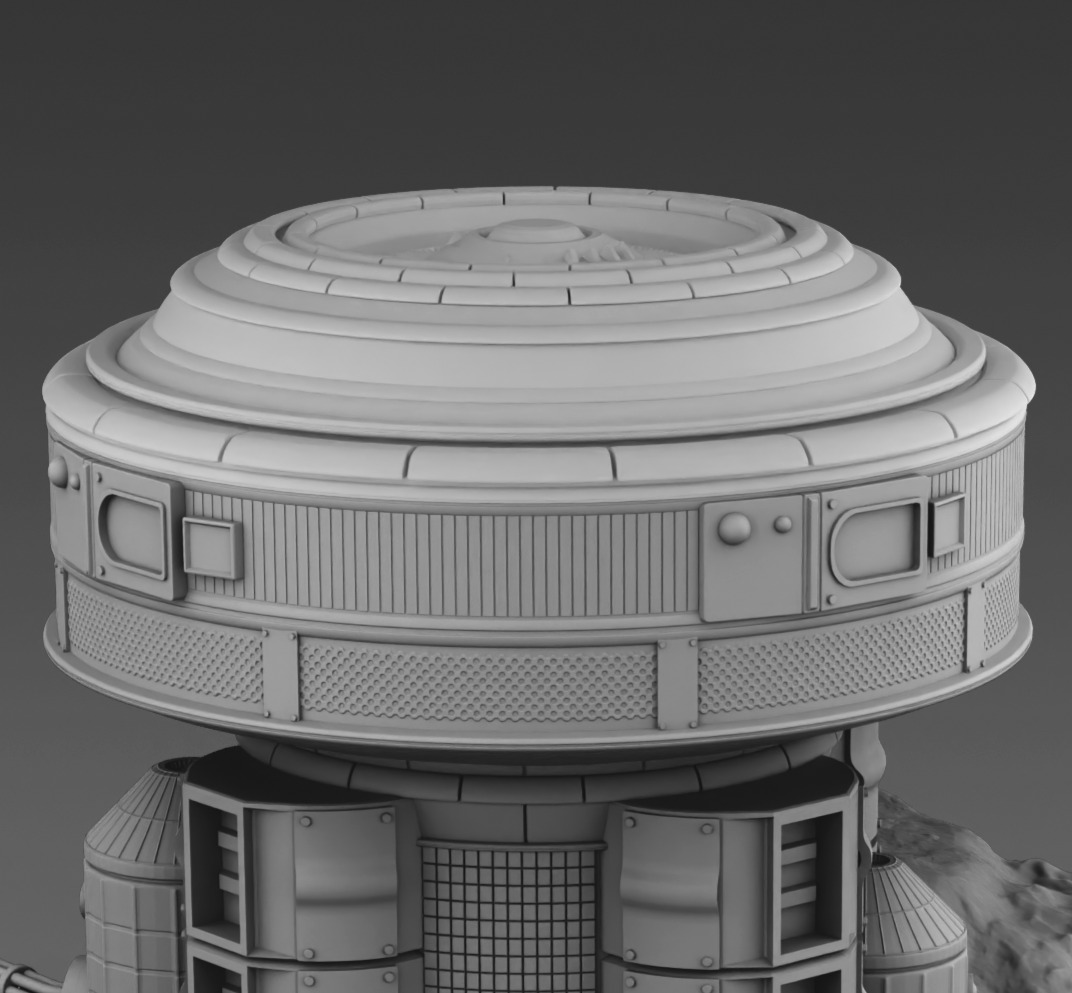 Martian Base 3D print model_8
