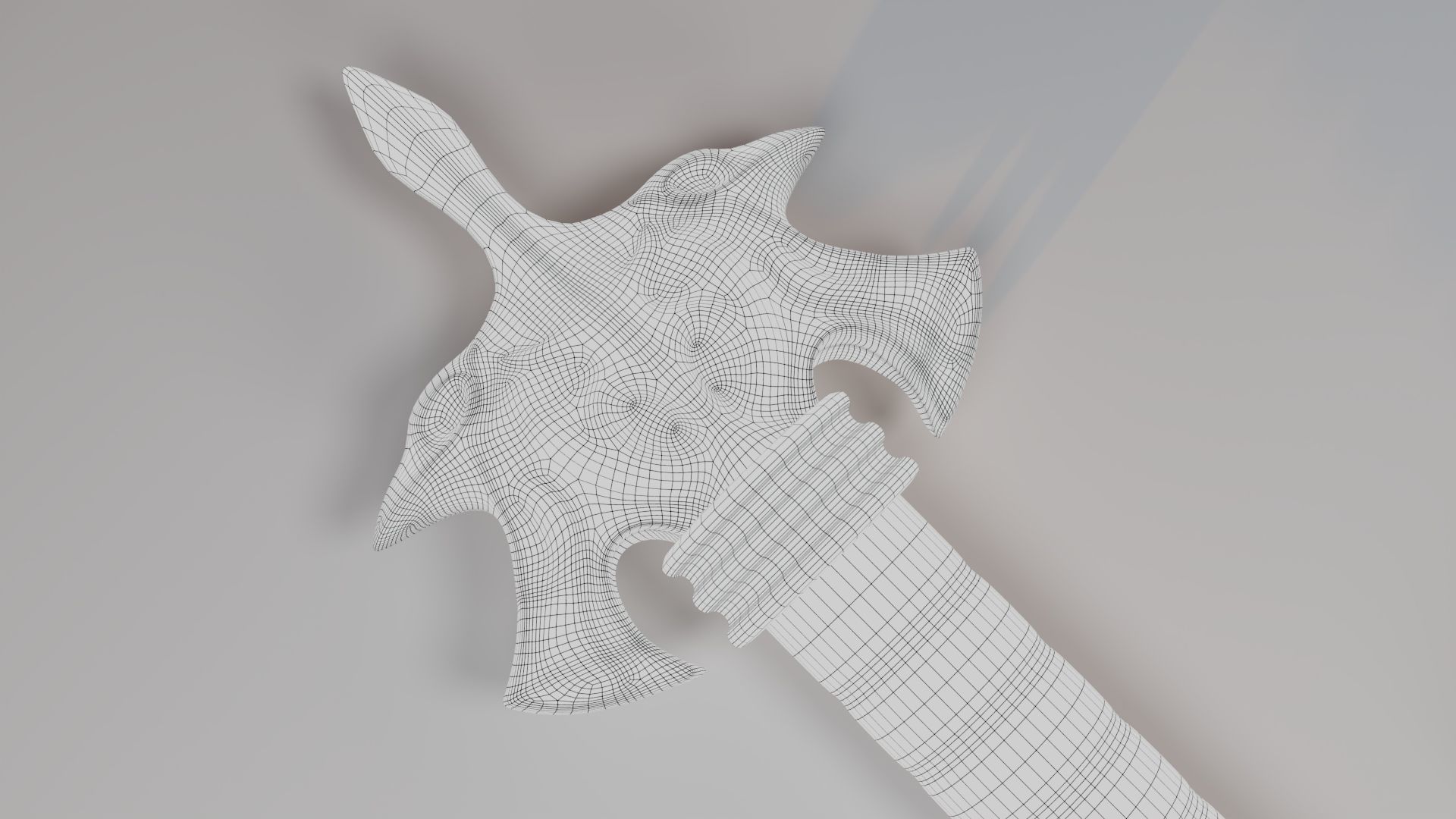 Dragon Sword Game Asset Low-poly 3D model_9