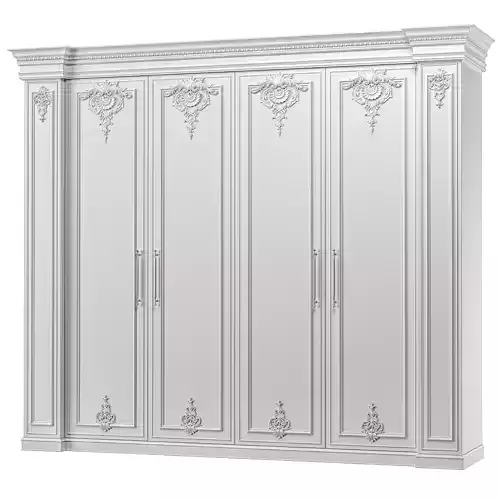 blk wood classcial wardrobe art 106