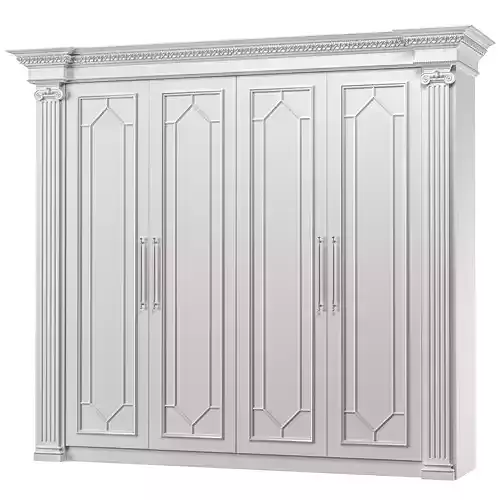 blk wood classcial wardrobe art 104