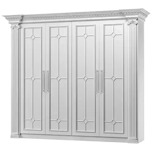 blk wood classcial wardrobe art 103