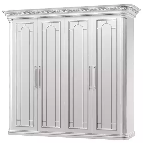 blk wood classcial wardrobe art 102