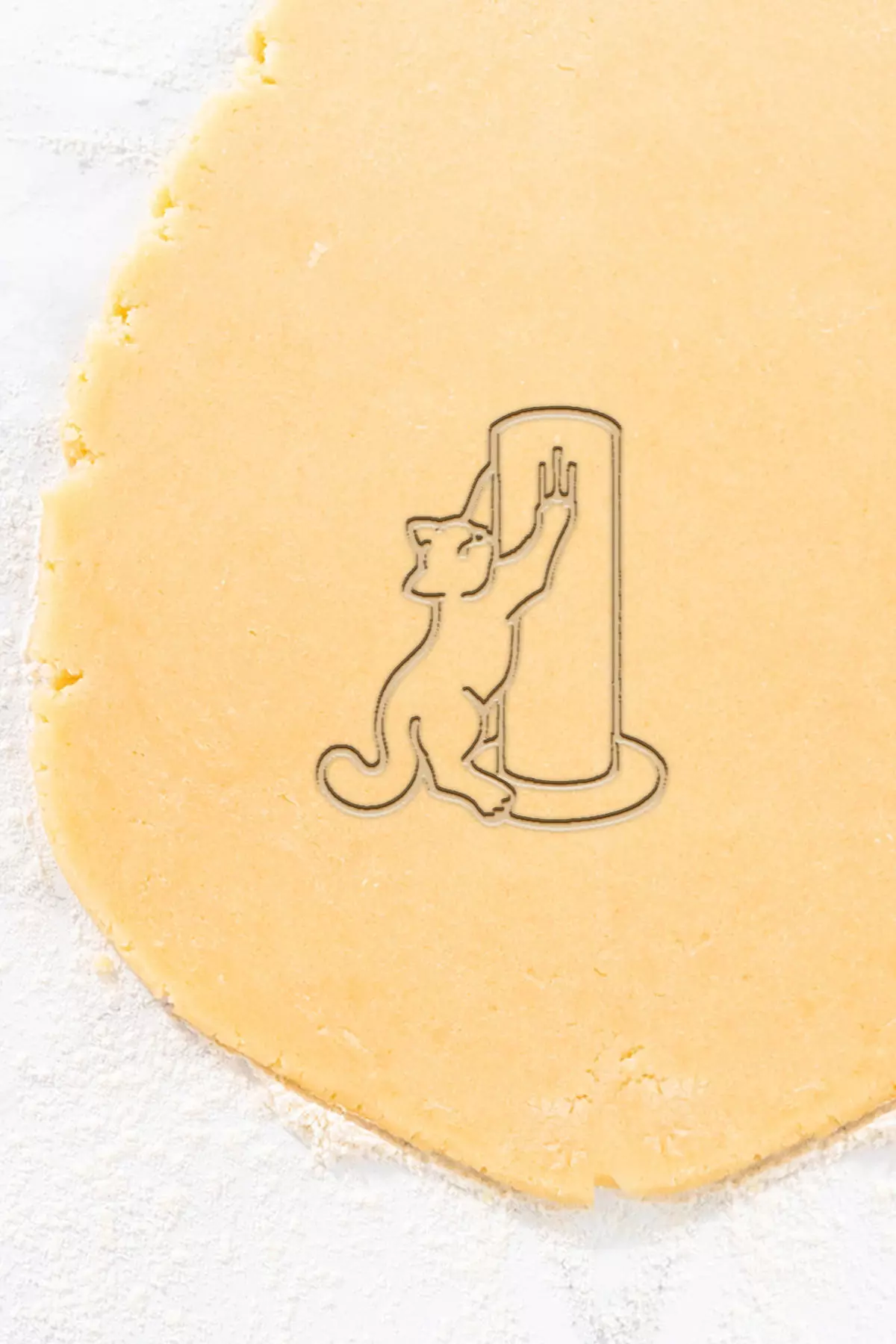 Kitty Scratch Cookie Cutter - Biscuit Cutter 3D print model