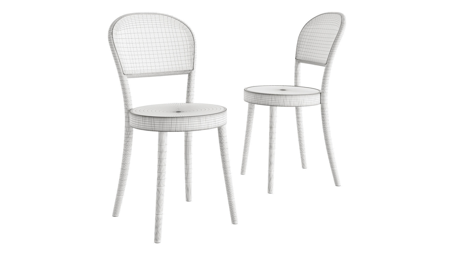 314 Chair by TON 3D model_13