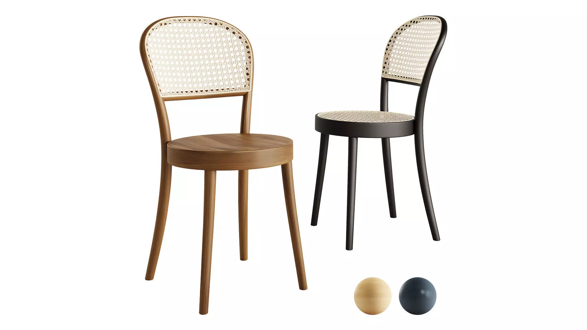 314 Chair by TON 3D model_0