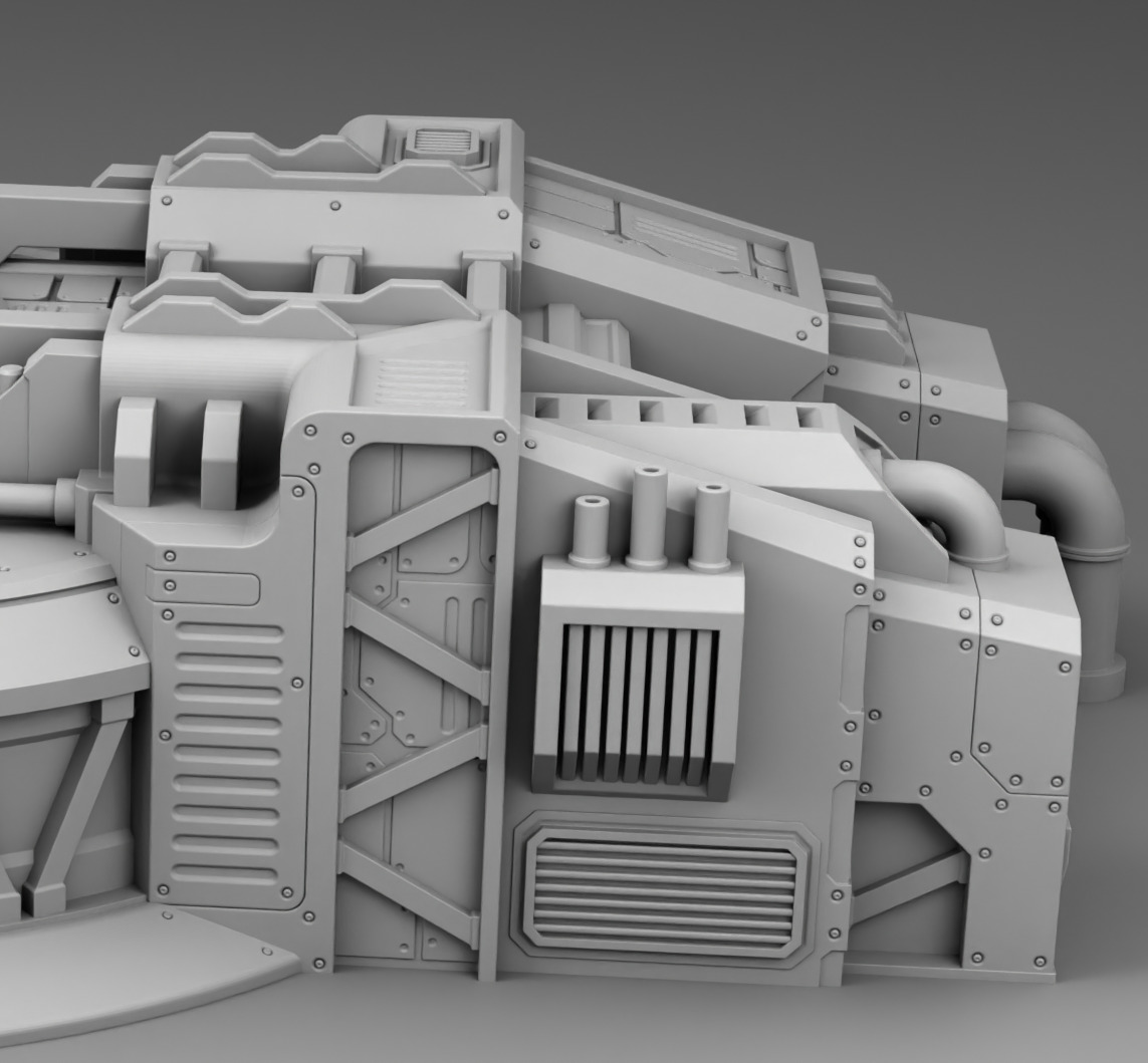 Martian oxygen generation 3D print model_7