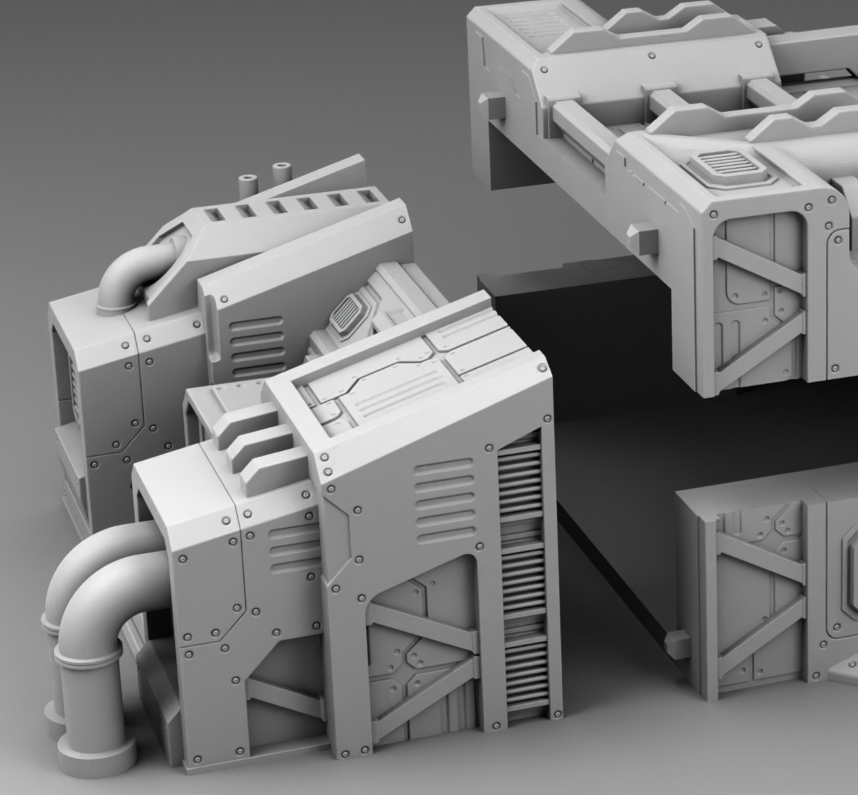 Martian oxygen generation 3D print model_13