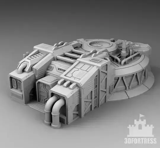 Martian oxygen generation 3D print model