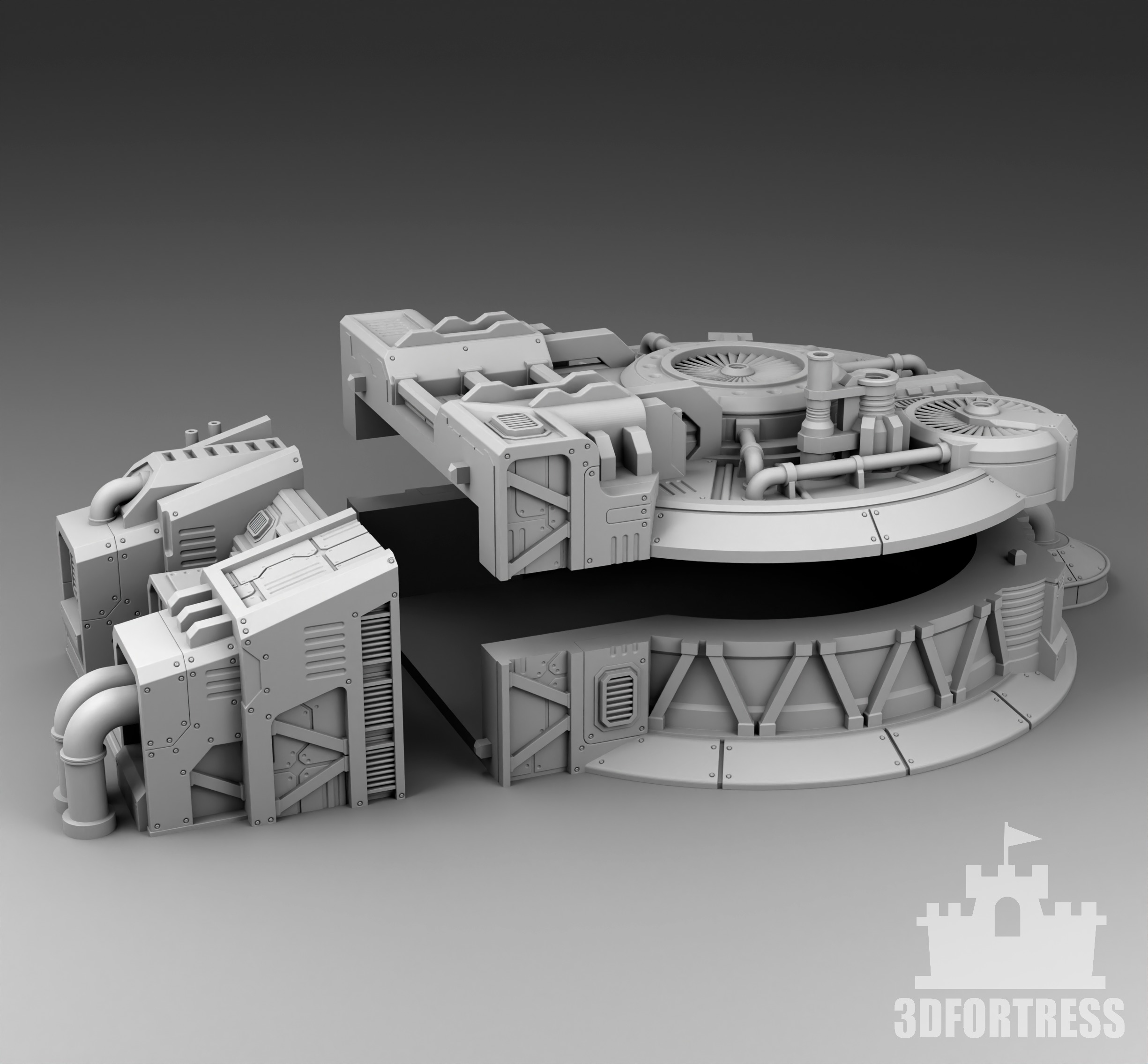 Martian oxygen generation 3D print model_3