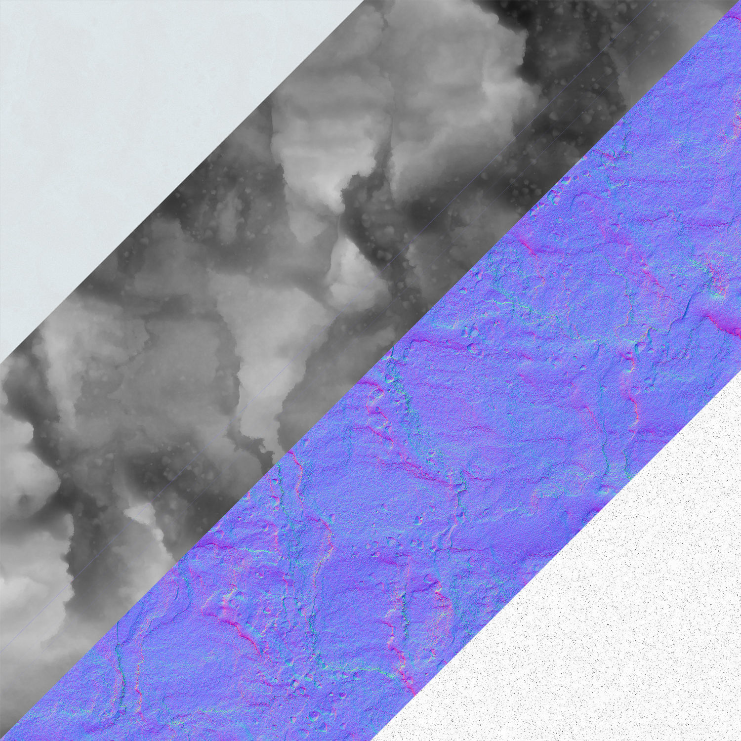 Seamless PBR snow materials Texture_4