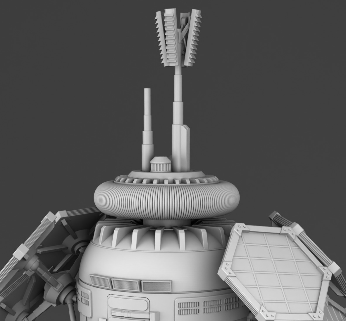 Martian power plant 3D print model_4