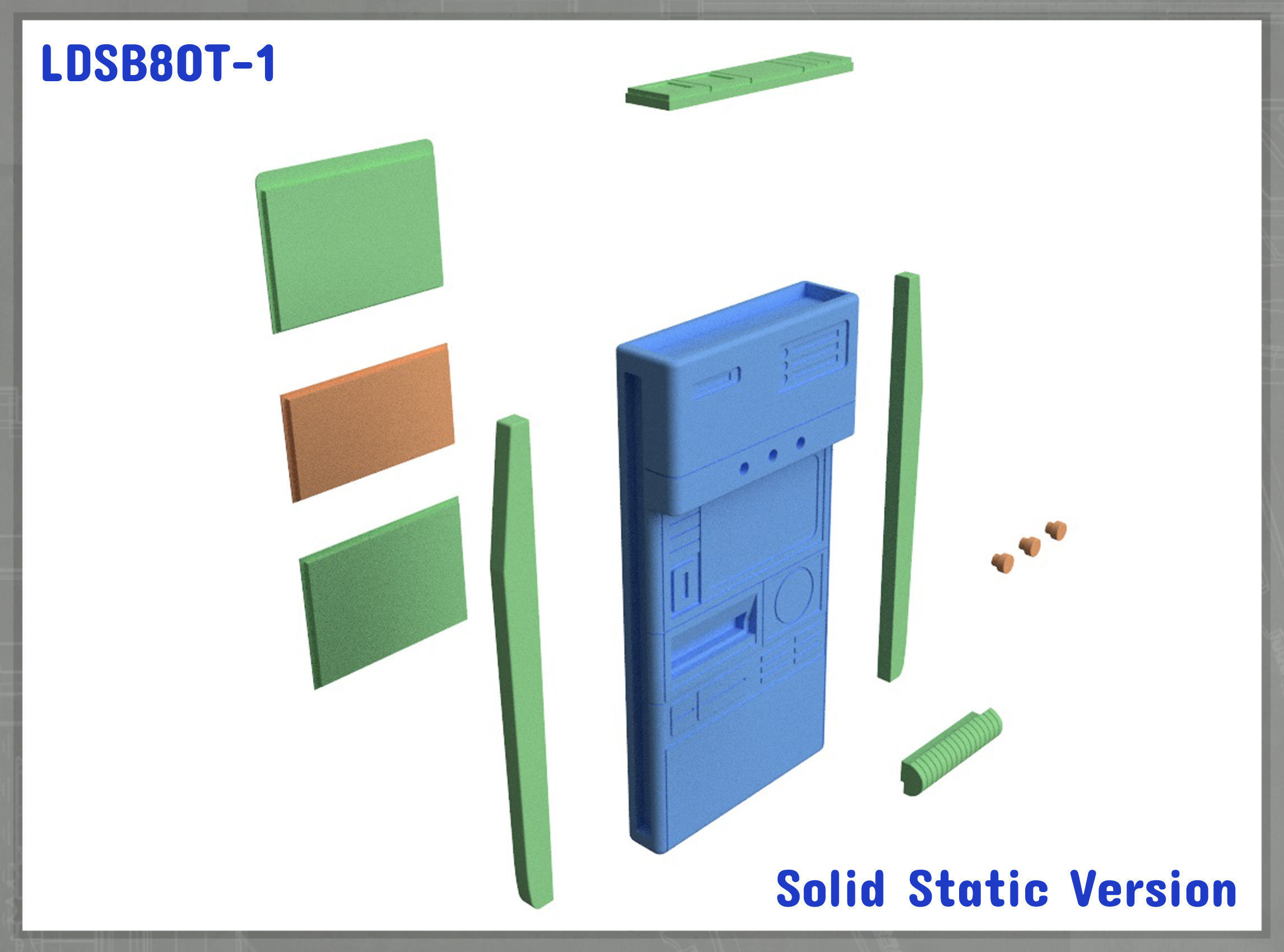 Starbase 80 Tricorder Lower Decks 3D print model_6