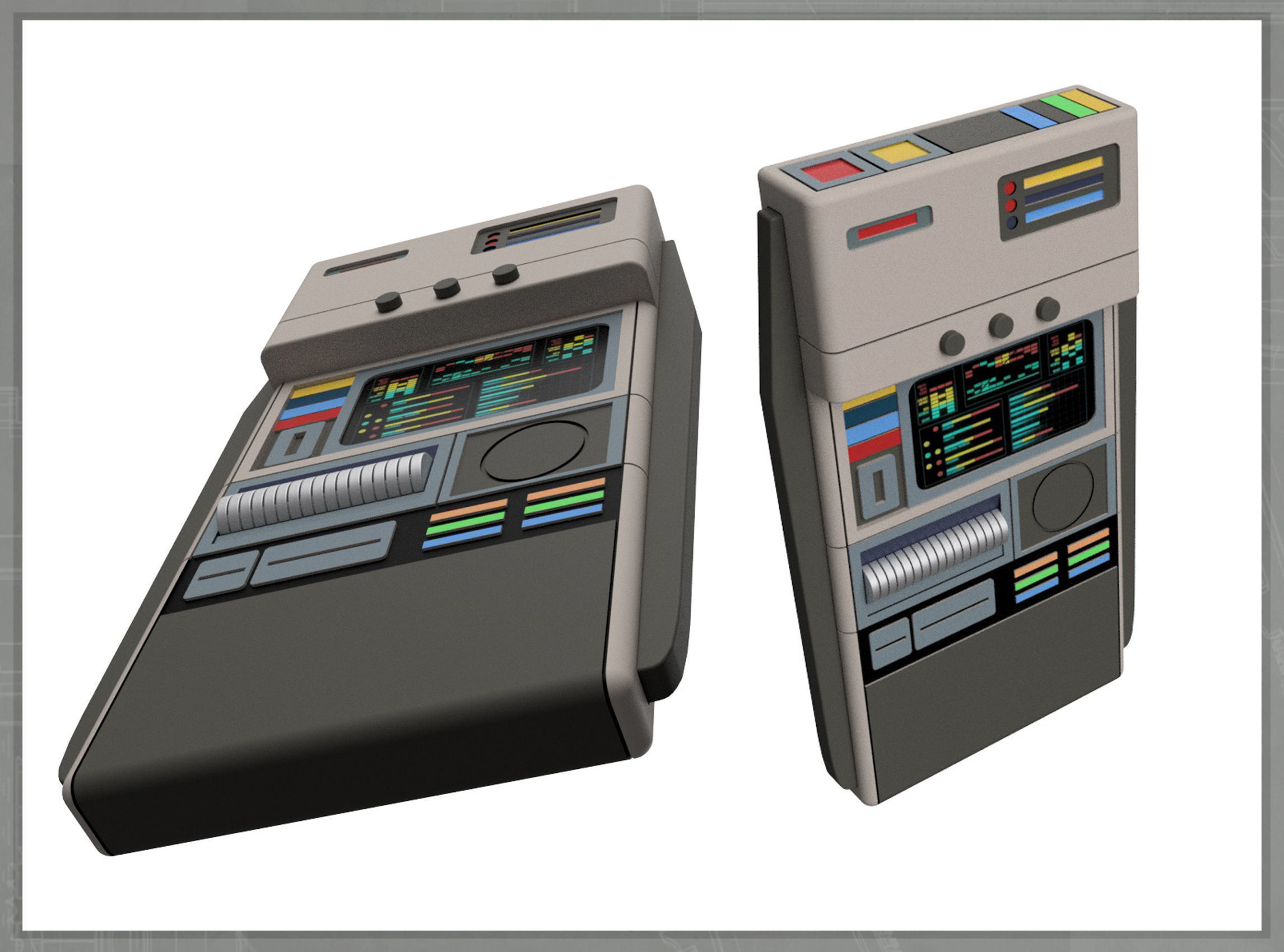 Starbase 80 Tricorder Lower Decks 3D print model_3