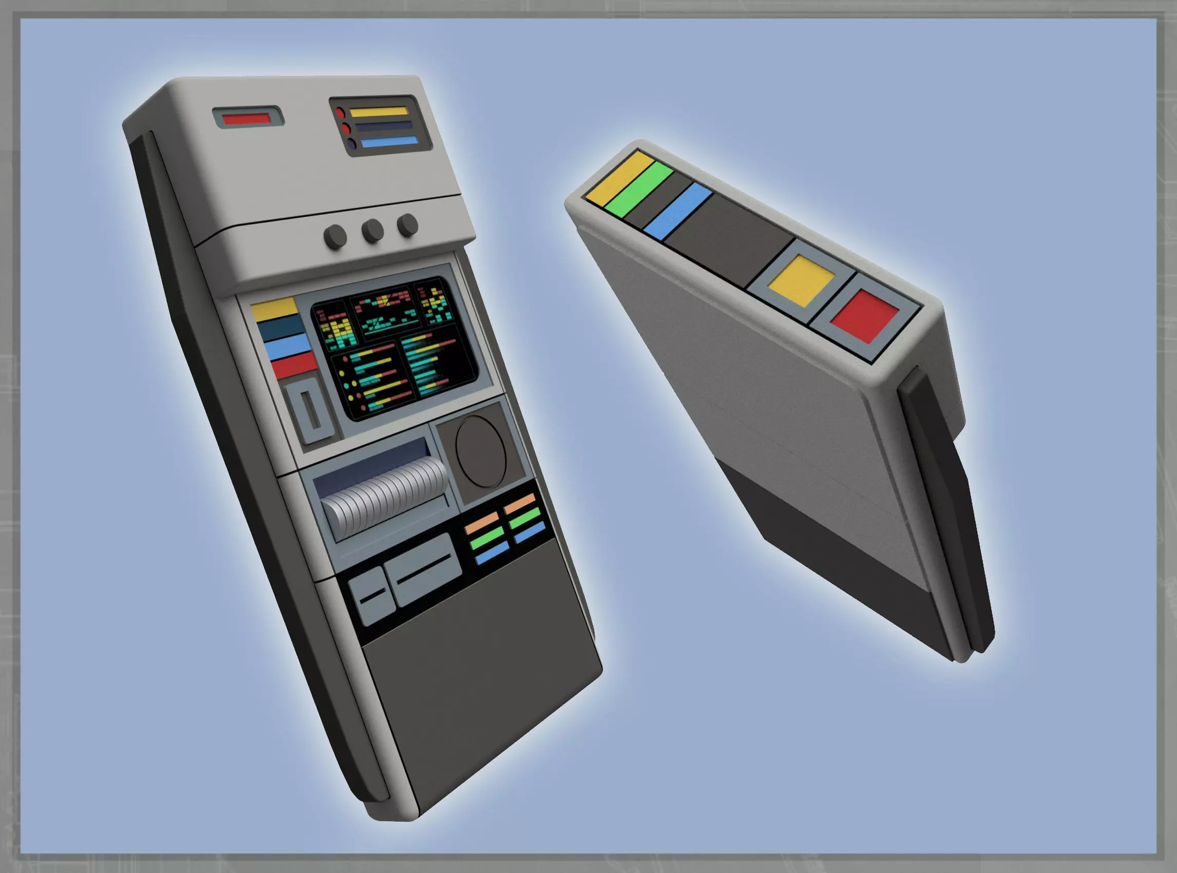 Starbase 80 Tricorder Lower Decks 3D print model_0