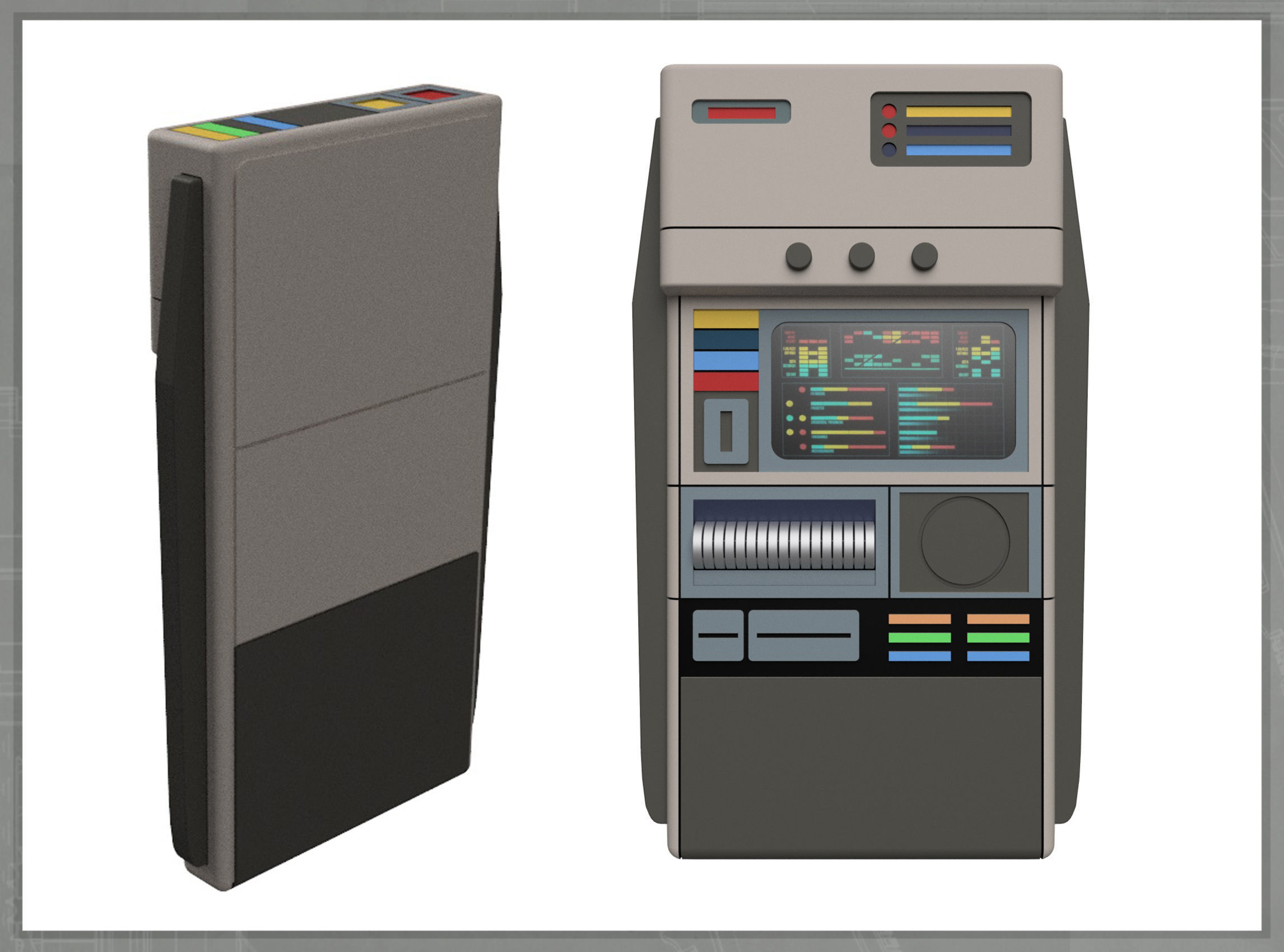 Starbase 80 Tricorder Lower Decks 3D print model_2