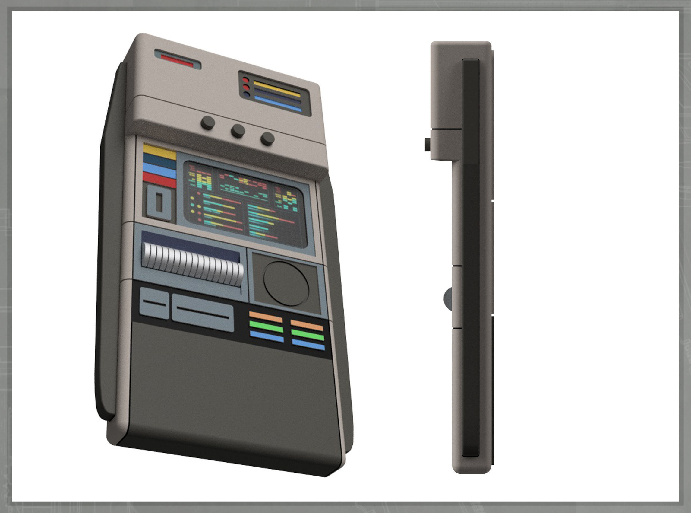 Starbase 80 Tricorder Lower Decks 3D print model_1