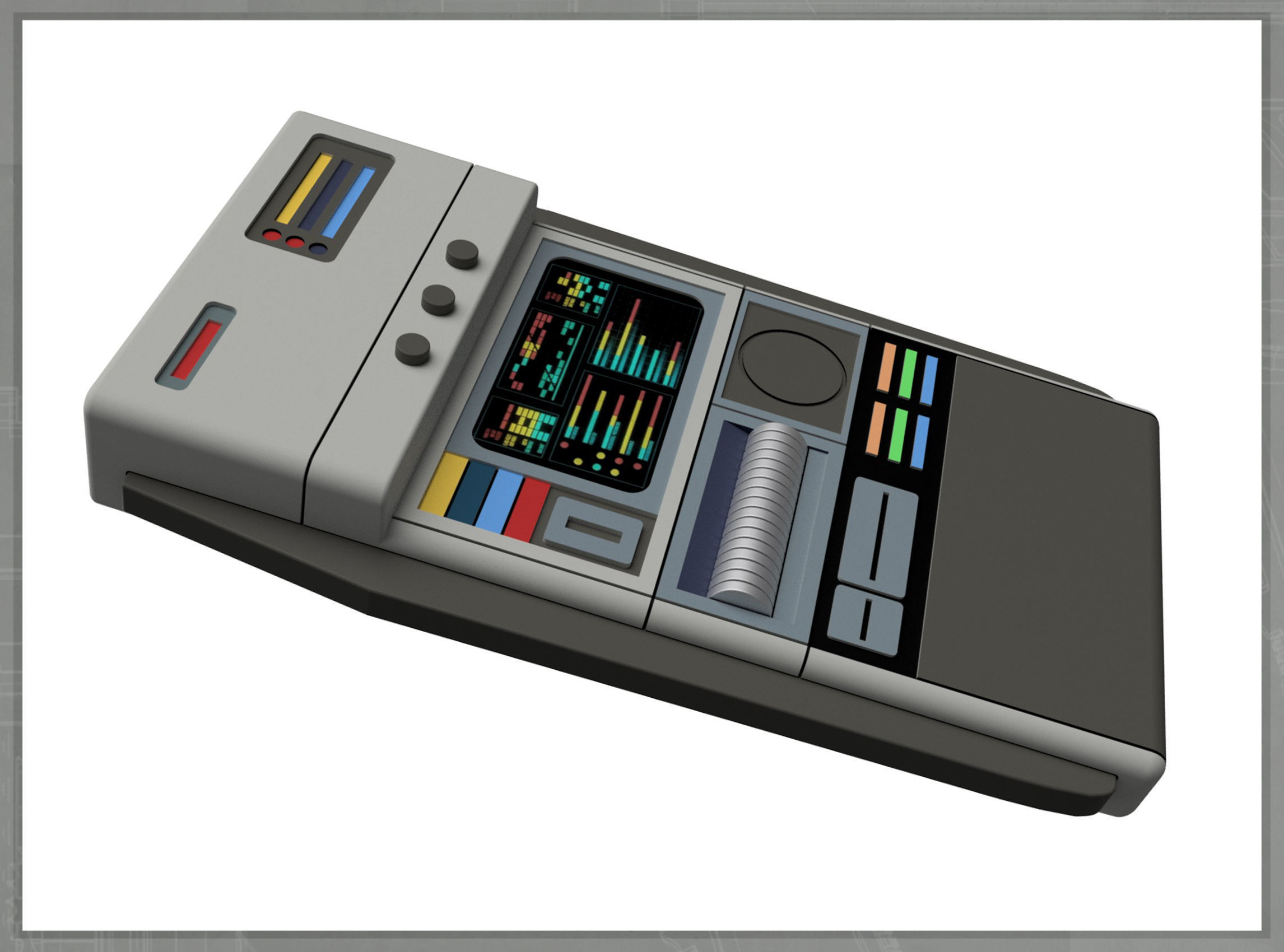 Starbase 80 Tricorder Lower Decks 3D print model_4