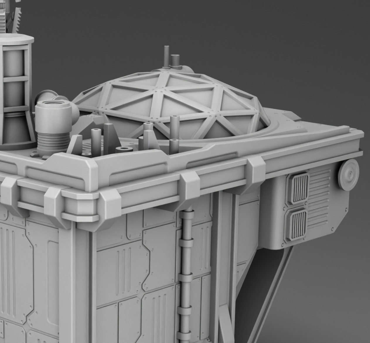 Martian Production workshop 3D print model_14